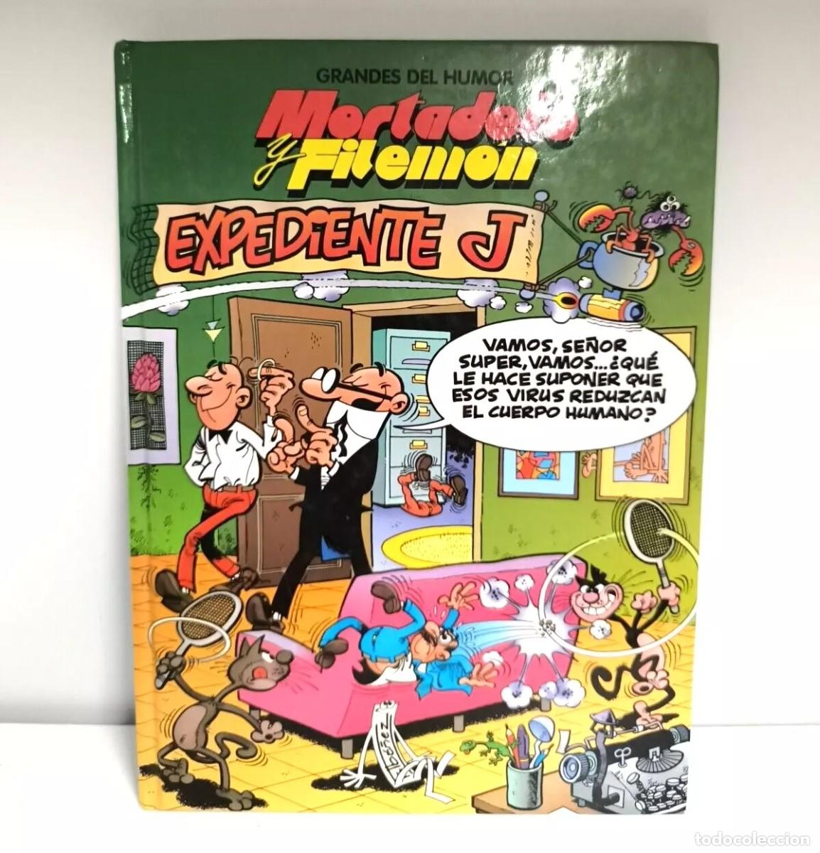 Coleccionismo de revistas y peri&oacute;dicos: Mortadelo Y Filemon N1 Expediente J Tapa Dura