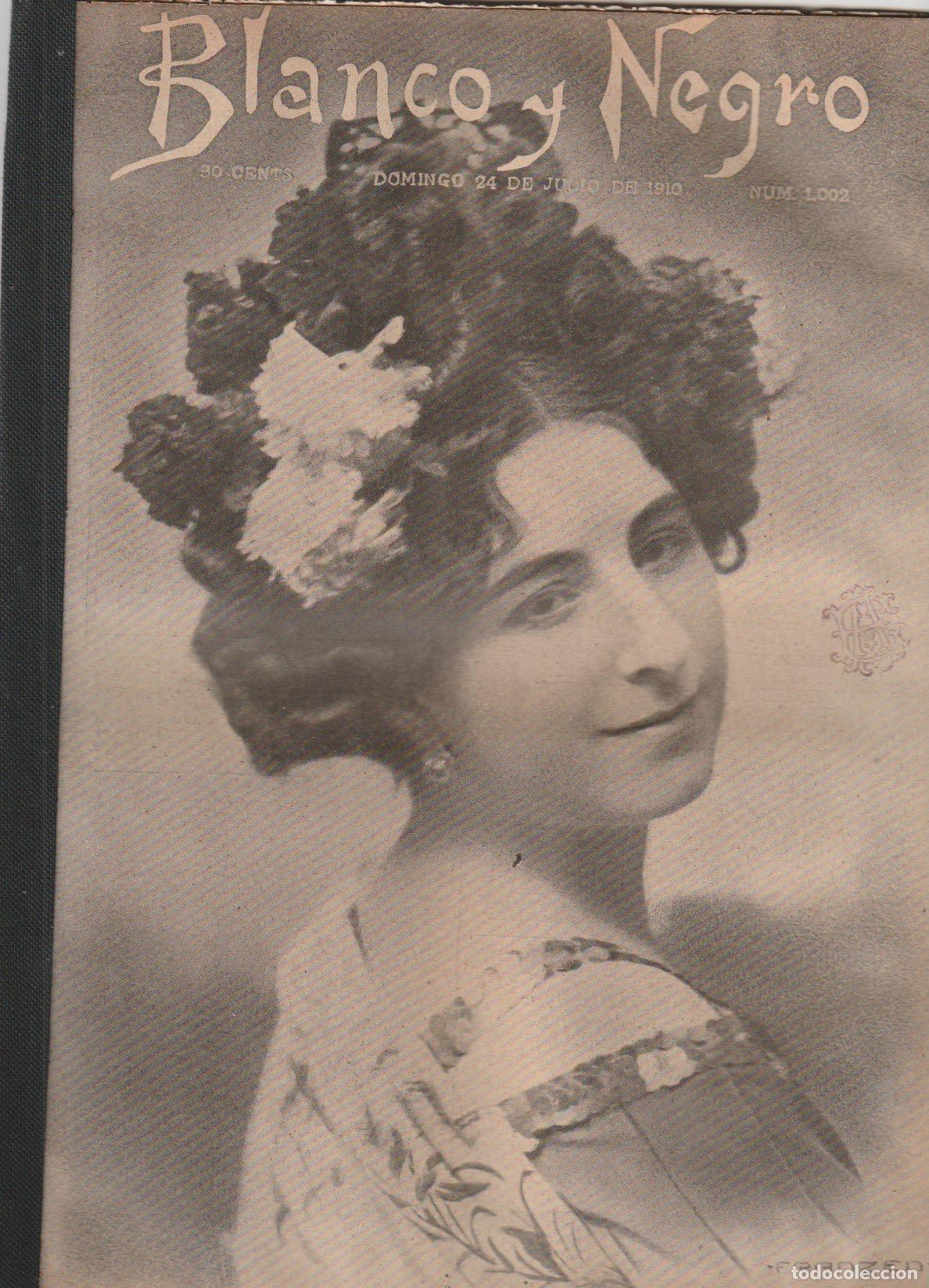 Coleccionismo de Revistas y Peri&oacute;dicos: REVISTA BLANCO Y NEGRO- 1910 * HUELGA BILBAO *