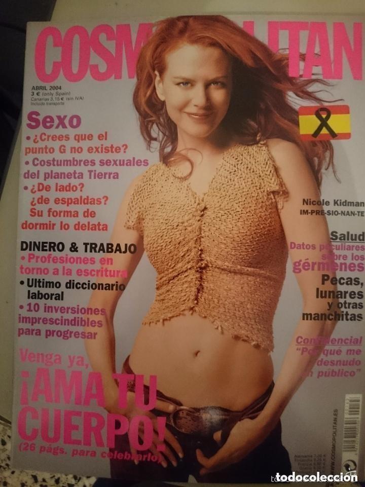 Coleccionismo de Revistas y Peri&oacute;dicos: COSMOPOLITAN - ABRIL 2004 - CON Nicole Kidman EN PORTADA