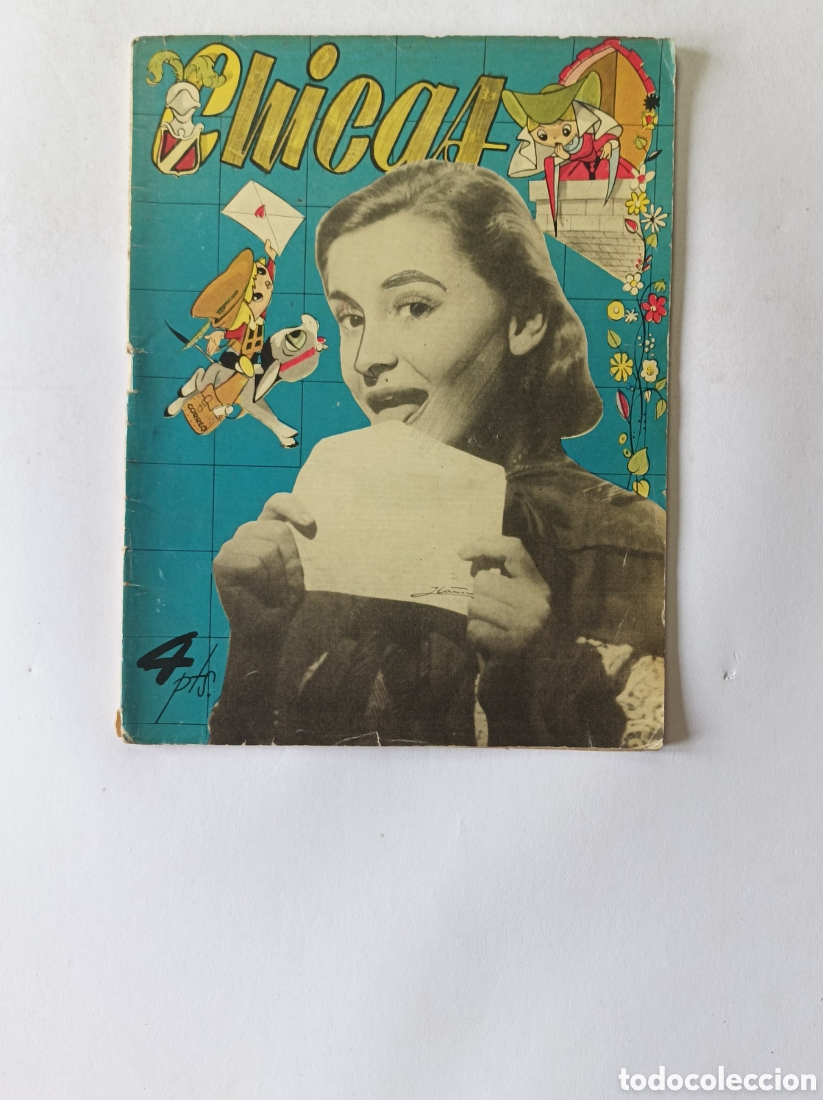 Coleccionismo de revistas y peri&oacute;dicos: REVISTA CHICAS 187. DENTRIFICO EL TORERO PUBLICIDAD REVERSO.