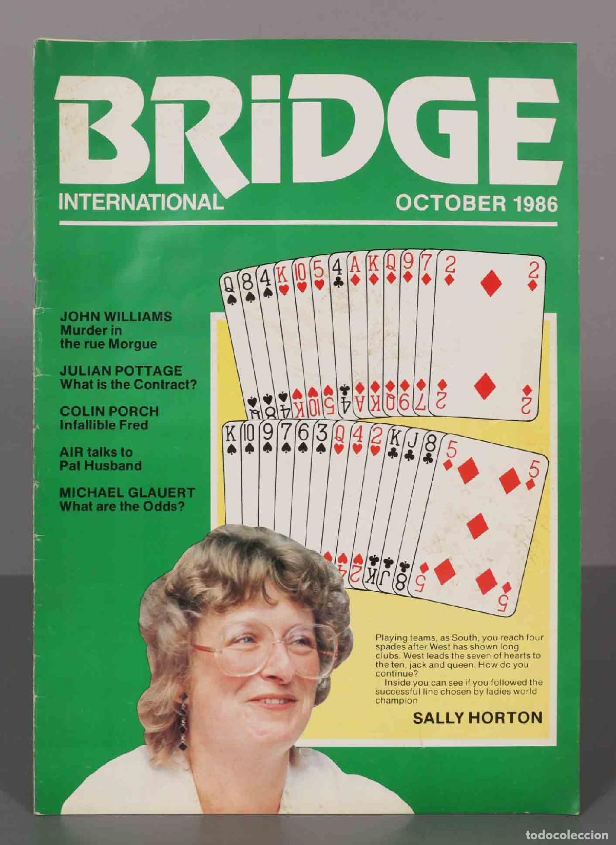Collectionnisme de Revues et Journaux: BRIDGE INTERNATIONAL. OCTOBER 1986.