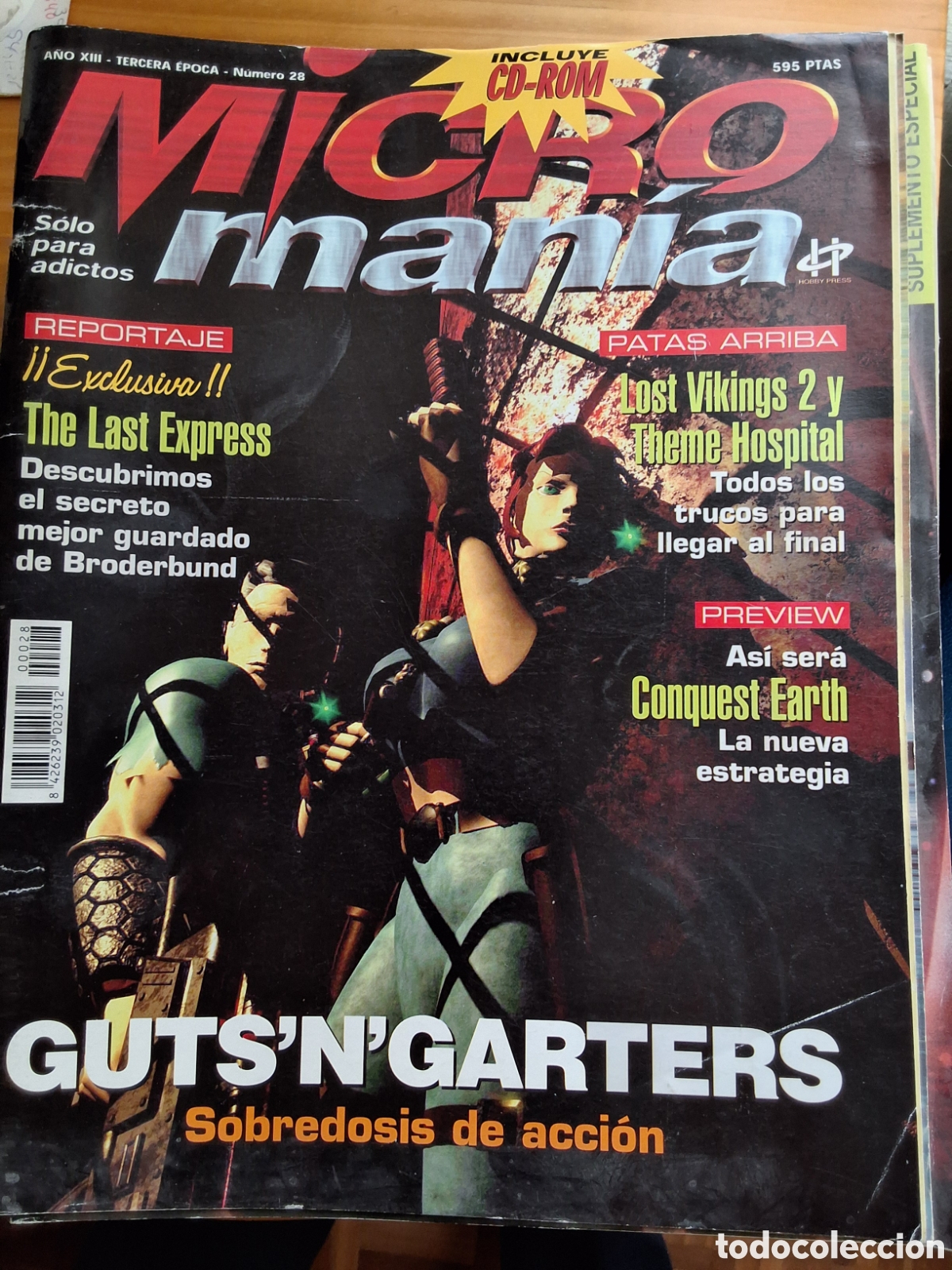 Coleccionismo de Revistas y Peri&oacute;dicos: Micromania tercera &eacute;poca revista juegos 28 a&ntilde;o 1997/5 Guts,n,garters incluye suplemento