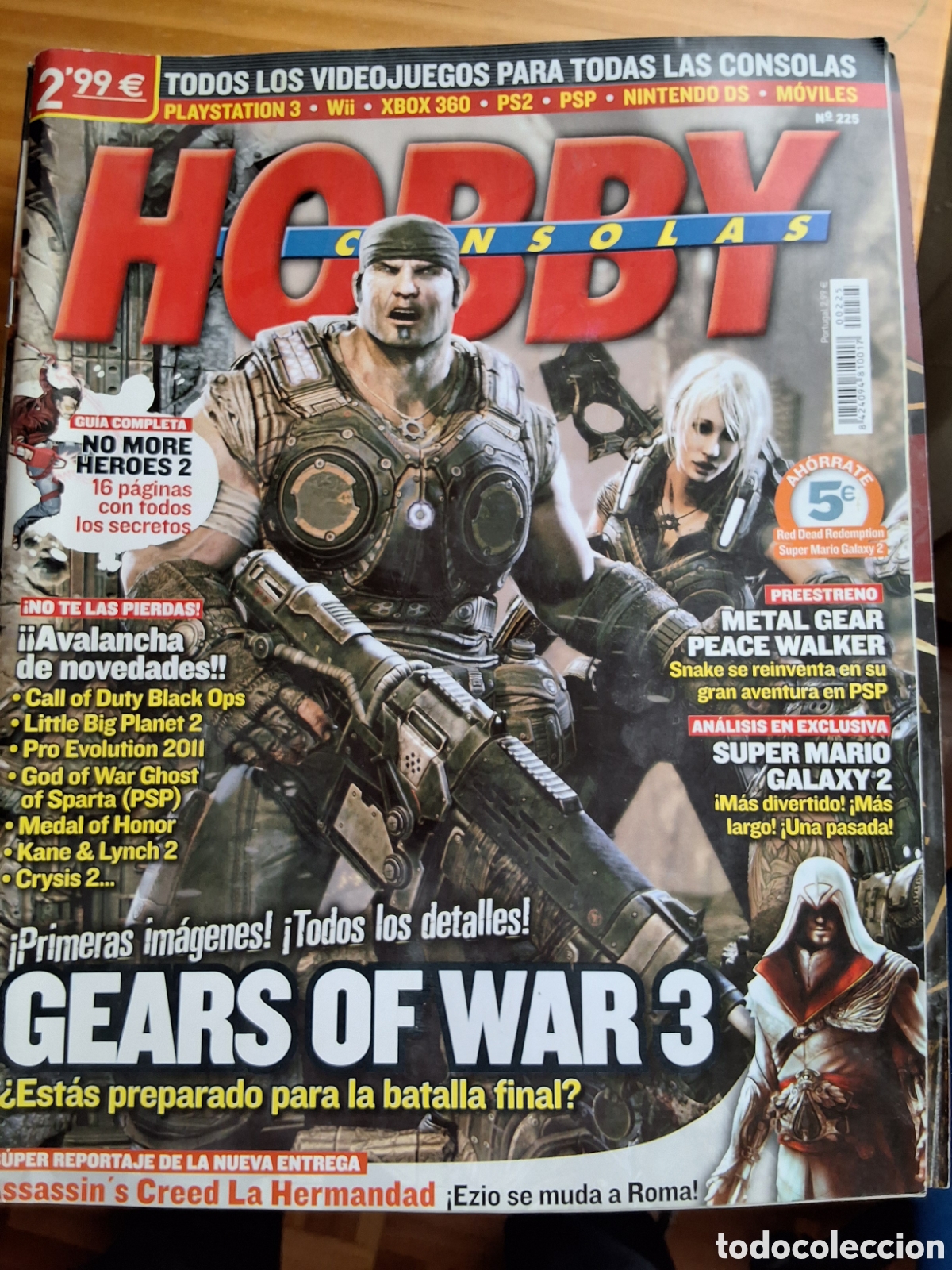 Coleccionismo de Revistas y Peri&oacute;dicos: Hobby consolas revista 225 gears of war incluye suplemento y poster
