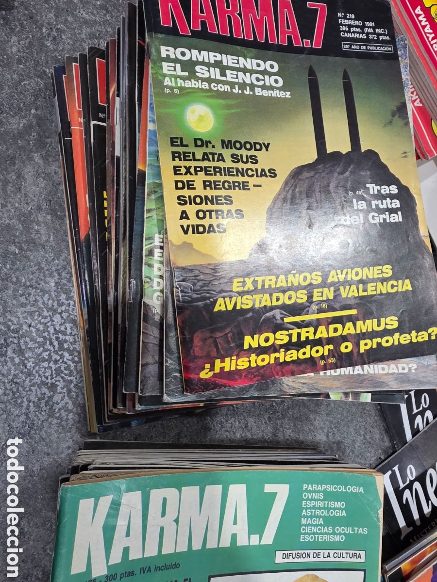 Collectionnisme de Revues et Journaux: 43 revistas Karma 7 - buen estado
