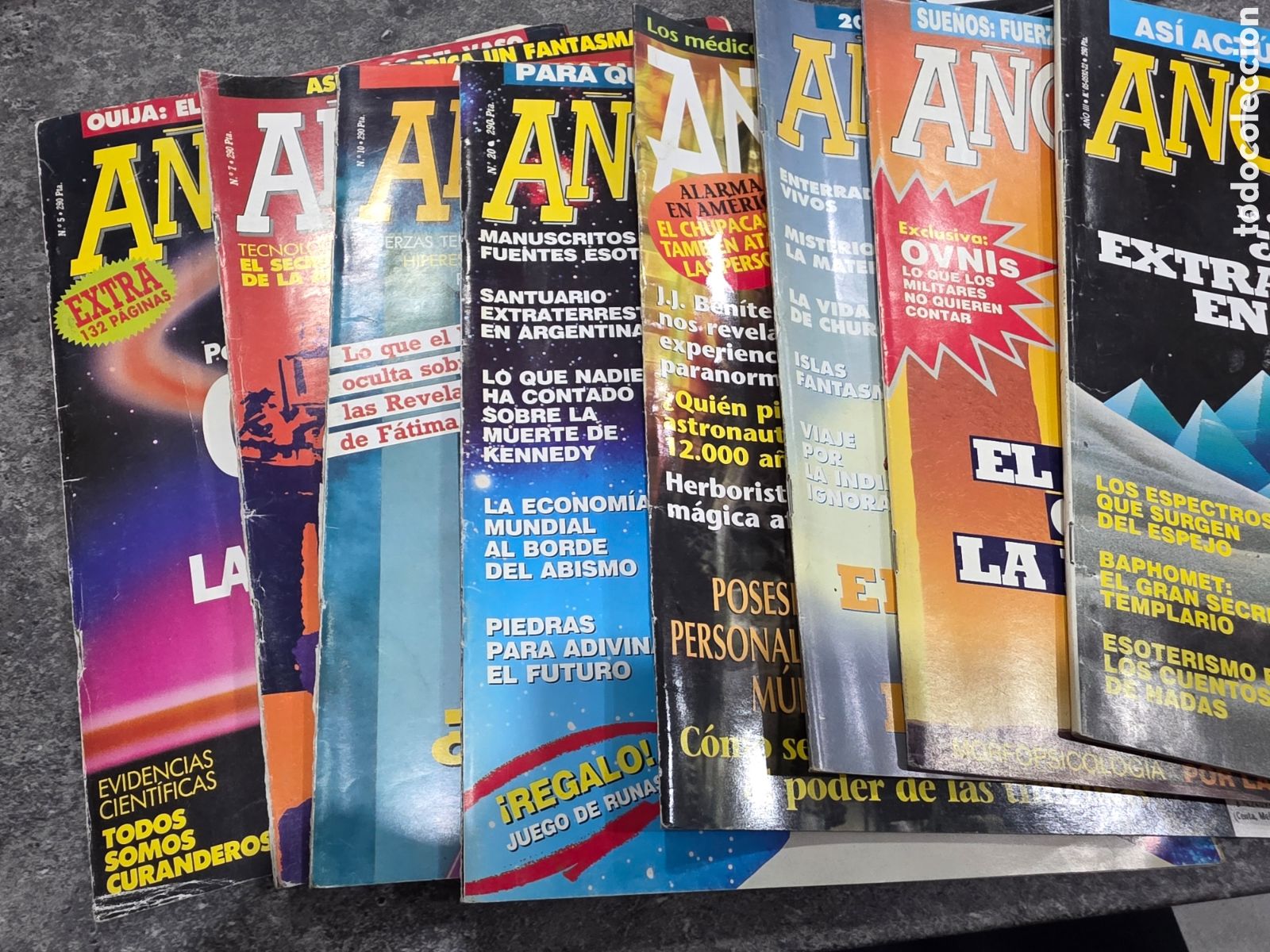 Collectionnisme de Revues et Journaux: 8 revistas A&ntilde;o Cero diferentes a&ntilde;os