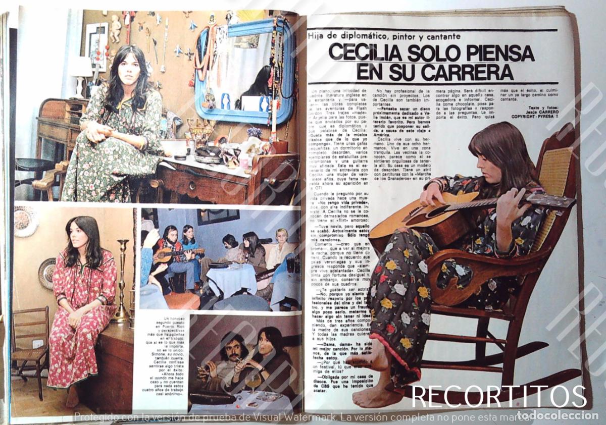 Collectionnisme de Revues et Journaux: CECILIA CANTANTE DAMA DAMA RAMITO DE VIOLETAS