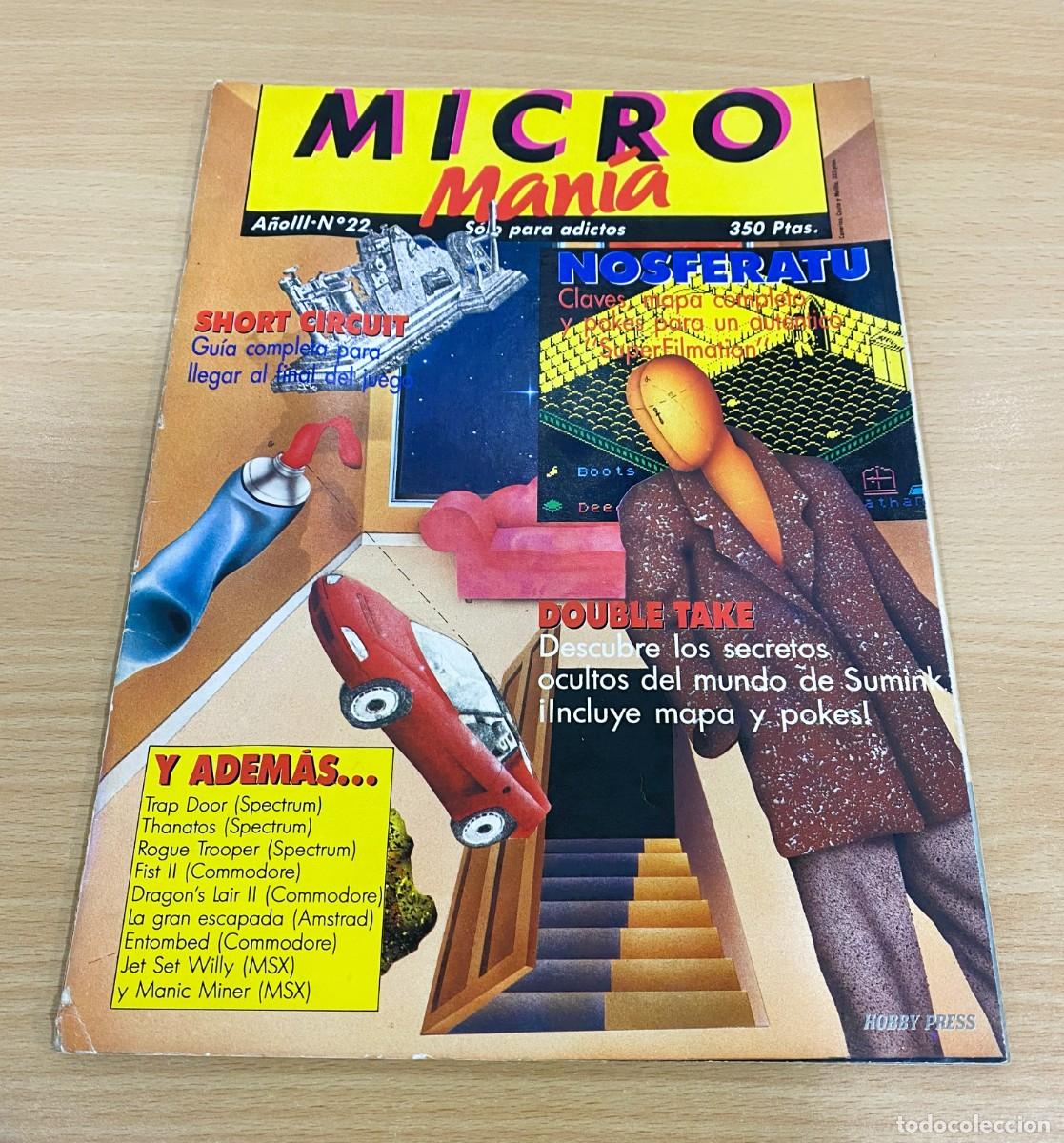 Coleccionismo de Revistas y Peri&oacute;dicos: REVISTA PARA JUEGOS PC - MICROMAN&Iacute;A n&ordm; 22 A&Ntilde;O 3 (ABRIL 1987)