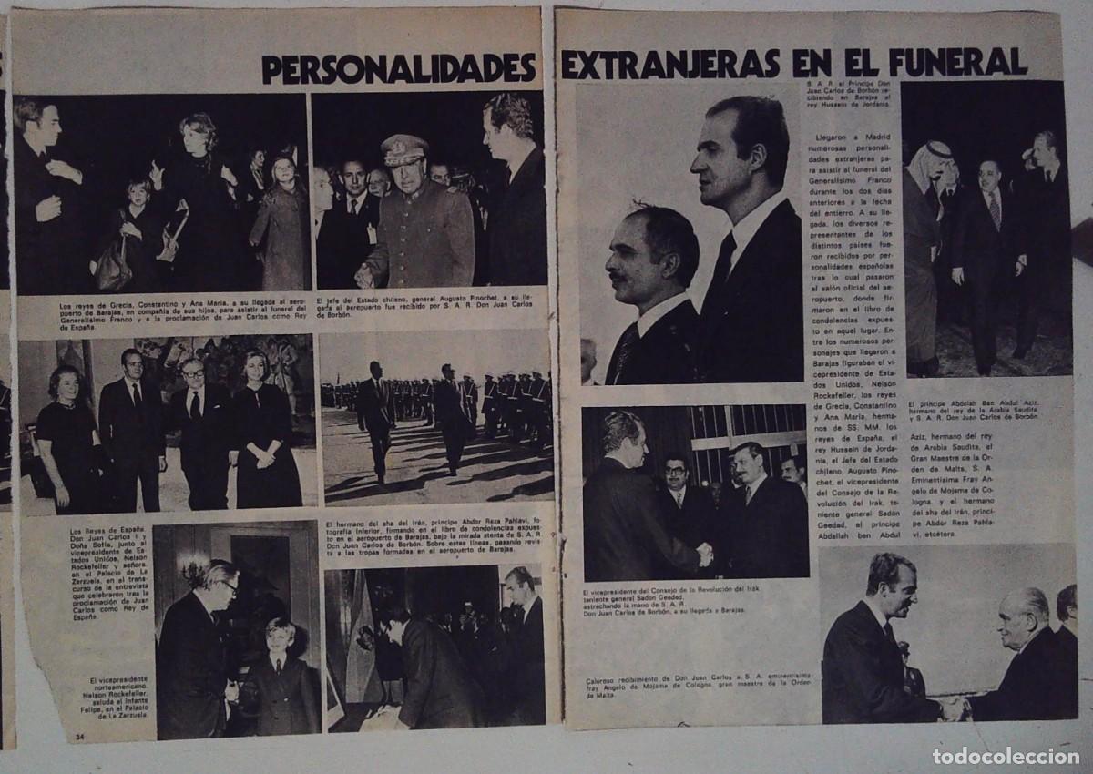 Colecionismo de Revistas e Jornais: HOMENAJE A FRANCISCO FRANCO REY HUSSEIN DE JORDANIA PRINCOPE ABDALAH BEN ABDUL ROCKEFELLER NELSON