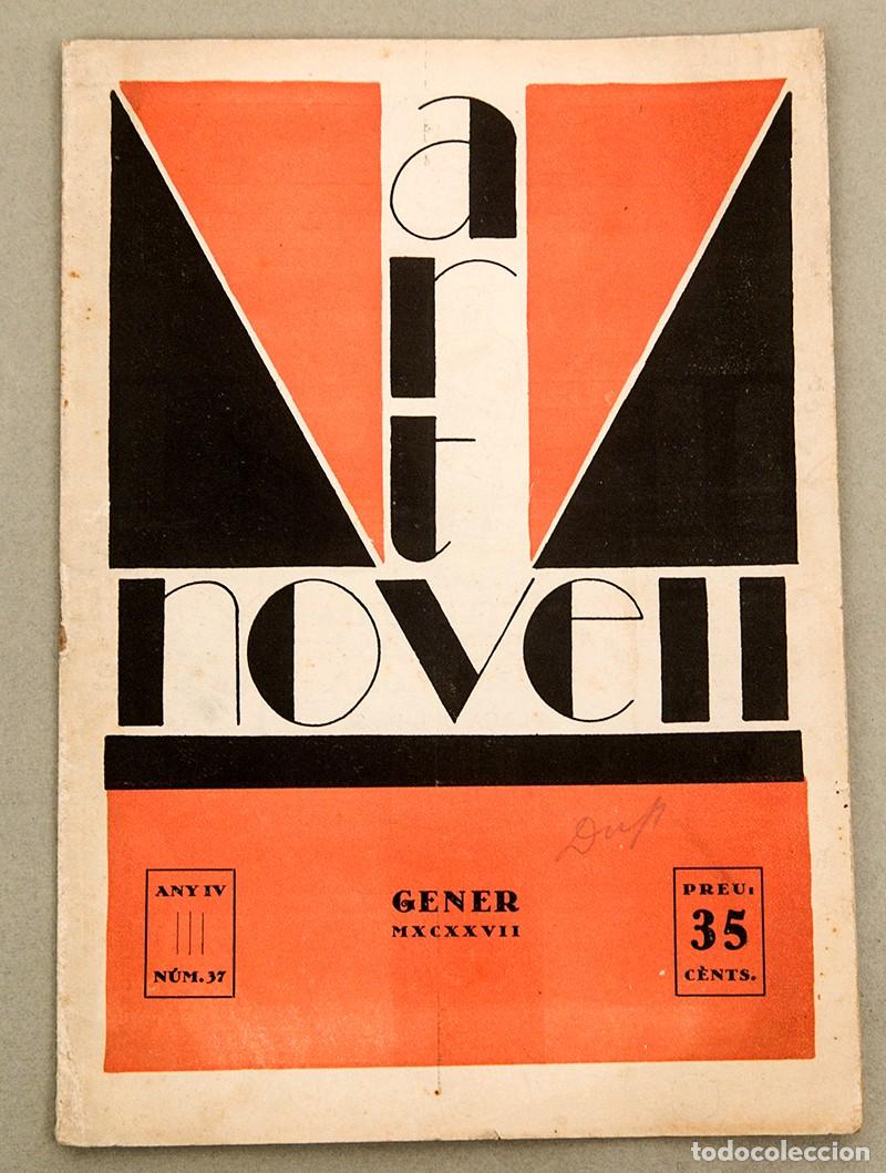Coleccionismo de revistas y peri&oacute;dicos: ART NOVELL - 1927 - N&Uacute;M. 37 - DIBUIX DARIUS VILAS