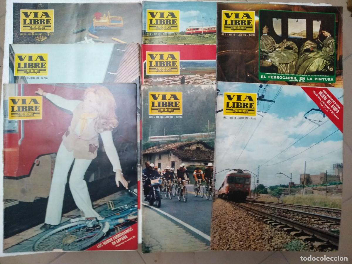 Coleccionismo de revistas y peri&oacute;dicos: lote 10 revistas VIA LIBRE, 1973 n&ordm; 31 a 40