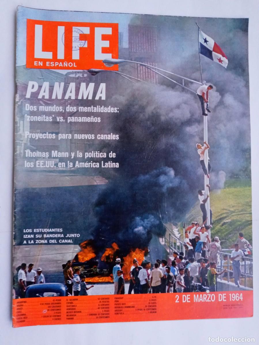 Coleccionismo de Revistas y Peri&oacute;dicos: LIFE , EN ESPA&Ntilde;OL . 2 DE MARZO DE 1964 : PANAMA , ETC
