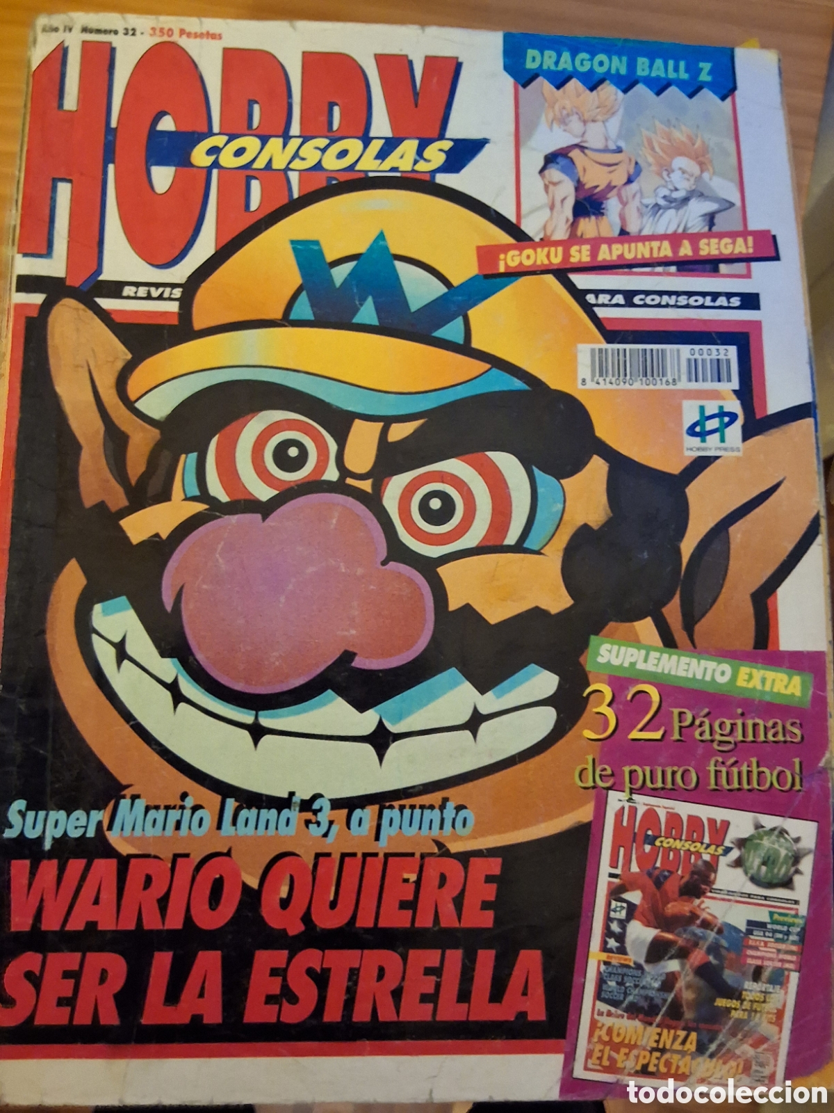 Coleccionismo de Revistas y Peri&oacute;dicos: Hobby consolas revista n&uacute;mero 32 a&ntilde;o 1994/5 Mario land 3