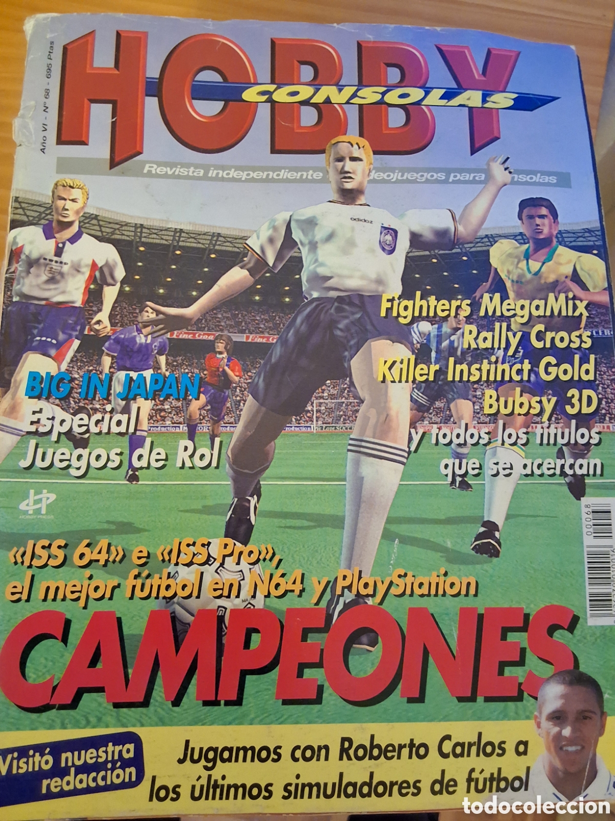 Coleccionismo de Revistas y Peri&oacute;dicos: Hobby consolas revista n&uacute;mero 68 a&ntilde;o 1997/5 Futbol