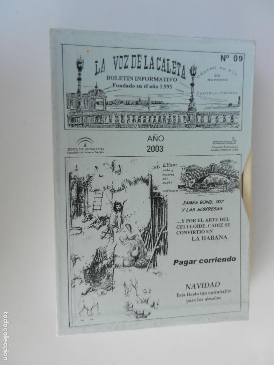 Coleccionismo de Revistas y Peri&oacute;dicos: LA VOZ DE LA CALETA N&ordm; 09 - A&Ntilde;O 2003 -4 FASCICULOS Y CABA&Ntilde;UELAS DE 2004 - JUNTA ANDALUCIA