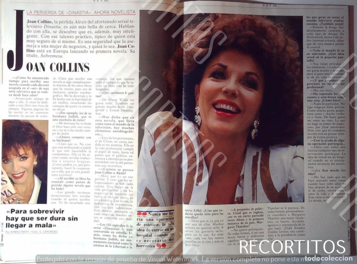 Coleccionismo de revistas y peri&oacute;dicos: JOAN COLLINS DINASTIA COLINS