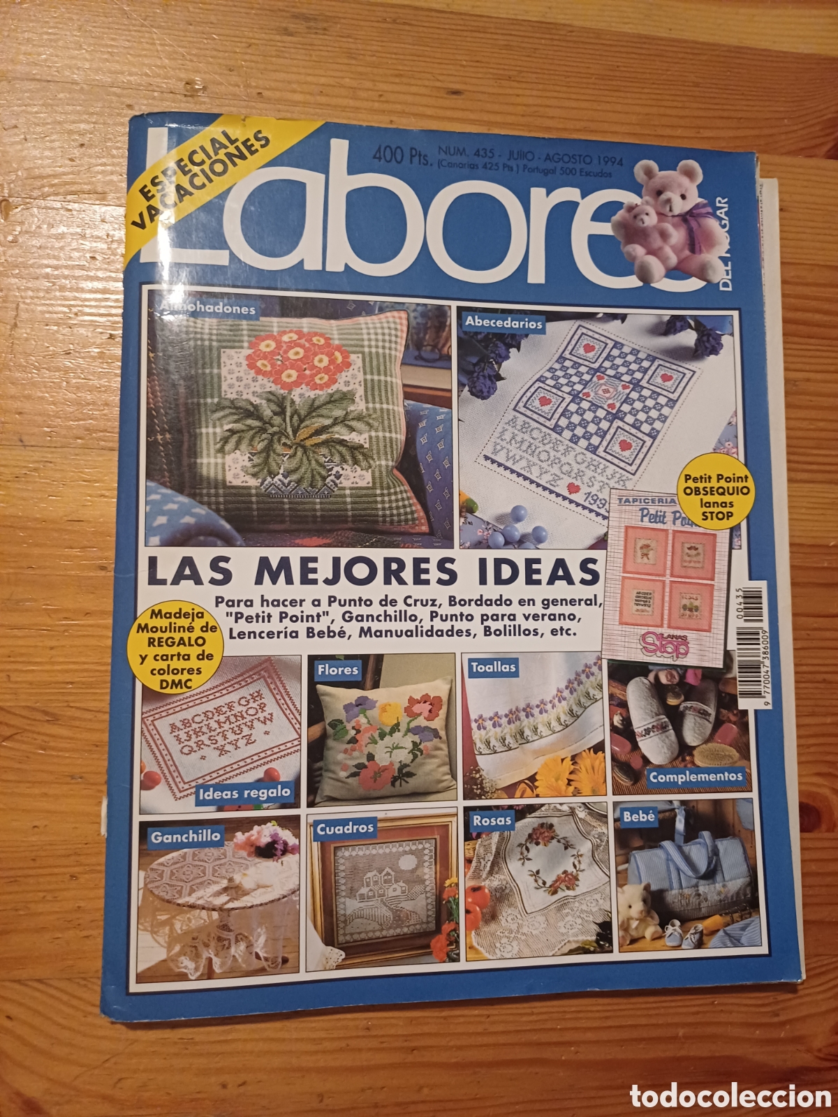 Coleccionismo de Revistas y Peri&oacute;dicos: Revista Labores del Hogar cuadros ganchillo crochet toallas florrs abecedarios rosas bebe almohadon