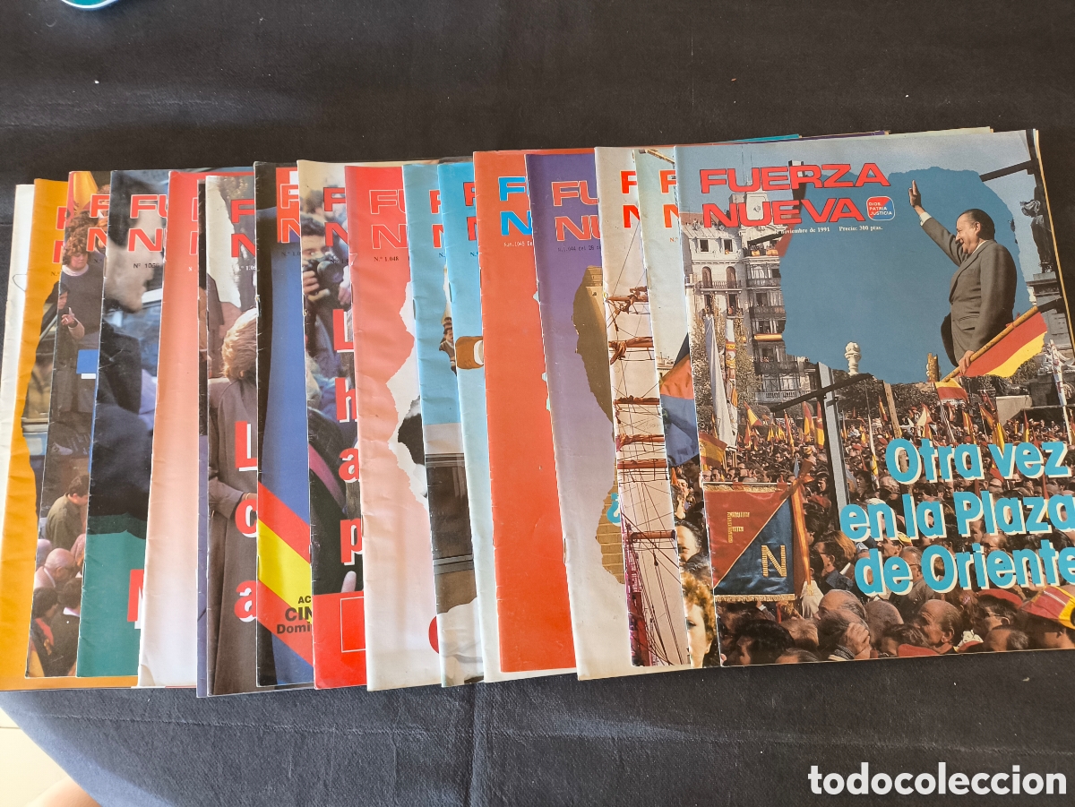 Coleccionismo de Revistas y Peri&oacute;dicos: Lote 20 Revistas FUERZA NUEVA (1.041 al 1.060) COMPLETO - Especial TEJERO y CARRERO