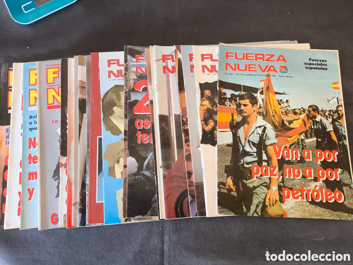 Coleccionismo de Revistas y Peri&oacute;dicos: Lote 20 Revistas FUERZA NUEVA (1.061 a 1.080) COMPLETO - Especial FRANCO, CARRERO y 500 A&Ntilde;OS