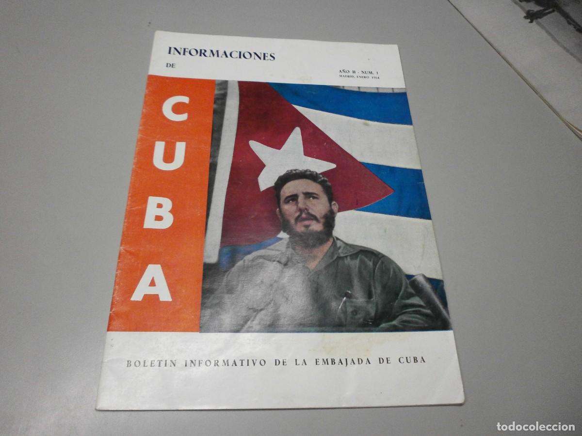 Coleccionismo de Revistas y Peri&oacute;dicos: boletin de informacion de la embajada de cuba madrid enero de 1964 a&ntilde;o 2 n&ordm;1