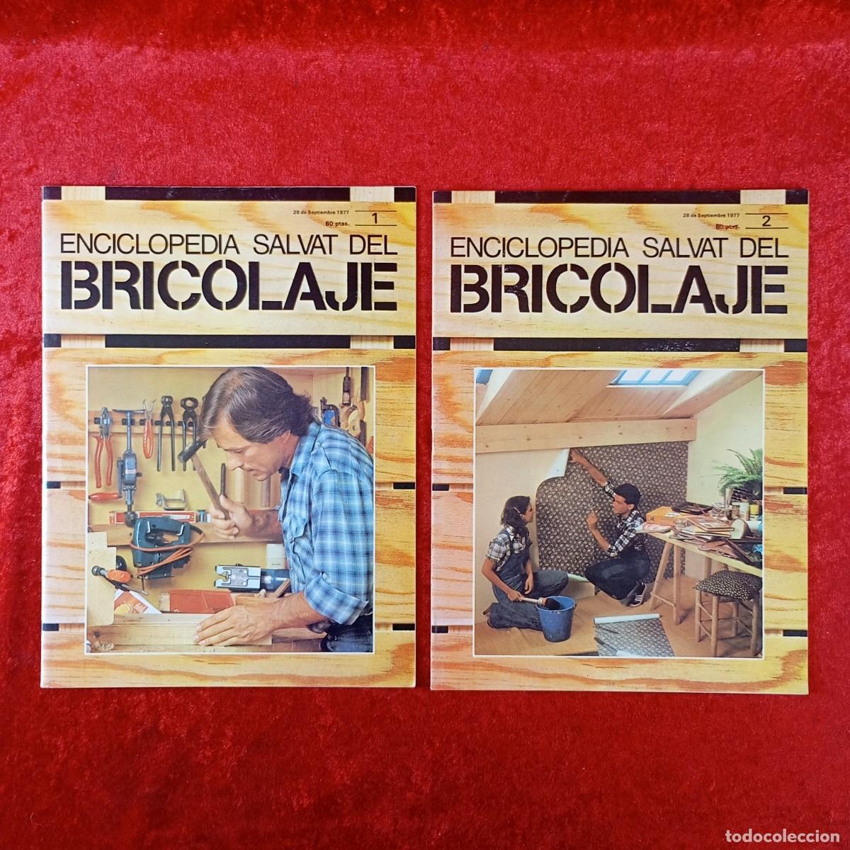 Coleccionismo de Revistas y Peri&oacute;dicos: ENCICLOPEDIA SALVAT DEL BRICOLAJE - LOTE 2 FASC&Iacute;CULOS - N&Uacute;MEROS 1, 2 - 28 DE SEPTIEMBRE 1977 / 1386