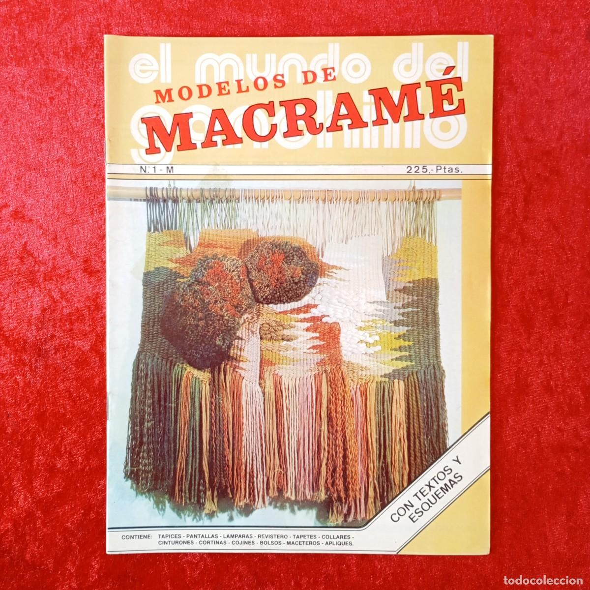 Coleccionismo de Revistas y Peri&oacute;dicos: MODELOS DE MACRAM&Eacute; - EL MUNDO DEL GANCHILLO - N&ordm; 1-M - REVISTA - EDICIONES MARCEL LYSS - 1983 / 1648