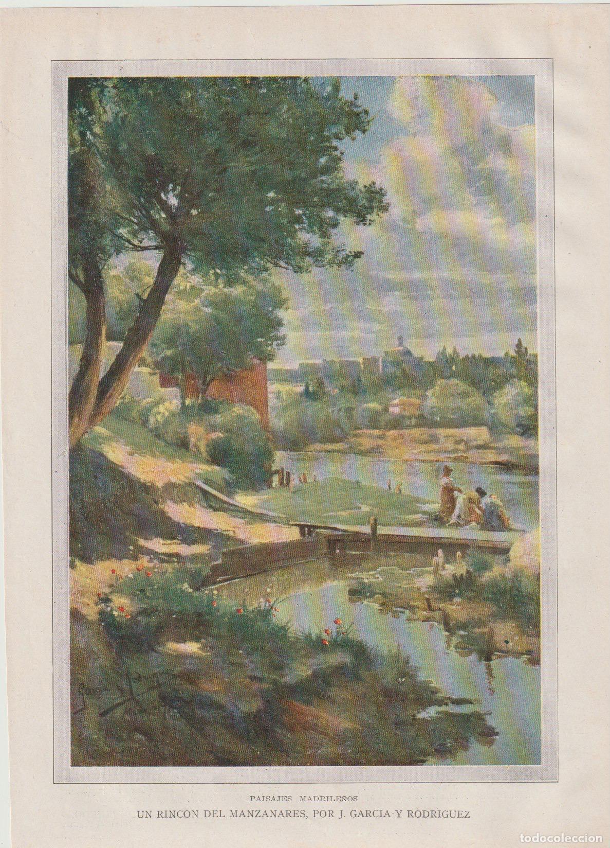 Coleccionismo de revistas y peri&oacute;dicos: Un rinc&oacute;n del Manzanares/ por J. Garc&iacute;a y Rodr&iacute;guez - 1910