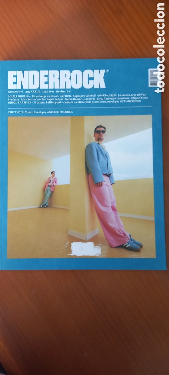 Coleccionismo de Revistas y Peri&oacute;dicos: Enderrock n&uacute;m. 377 abril 2025 The Tyets, Mama Dousha, Esther, Maria Hein, Oriol Tramvia