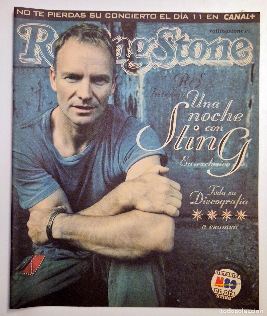 Coleccionismo de Revistas y Peri&oacute;dicos: Suplemento revista Rolling Stone. Una noche con Sting