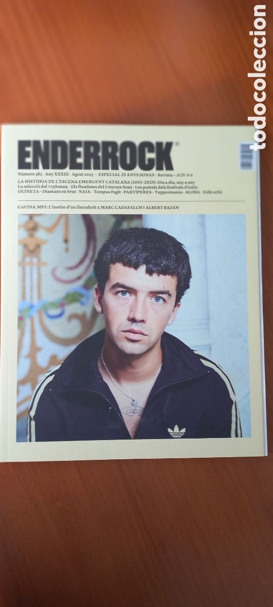 Coleccionismo de Revistas y Peri&oacute;dicos: Enderrock n&uacute;m. 382 agost 2025 Ouineta, Naia, Partiperes, Alosa, hia. escena emergent catalana