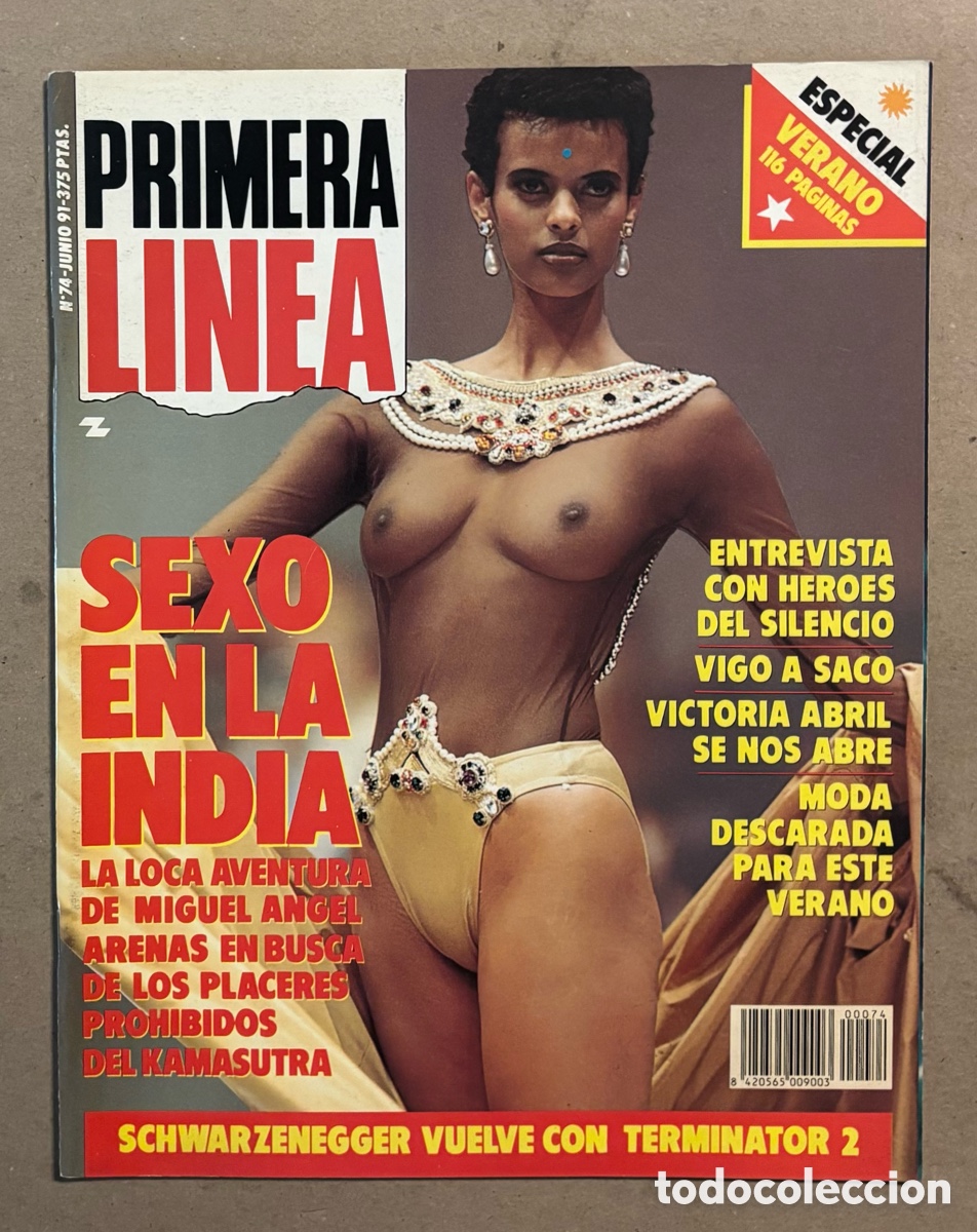 Coleccionismo de Revistas y Peri&oacute;dicos: PRIMERA L&Iacute;NEA N&deg; 74 (1991). H&Eacute;ROES DEL SILENCIO, DIEGO VASALLO, MOVIDA VIGUESA, TRANSVISION VAMP,