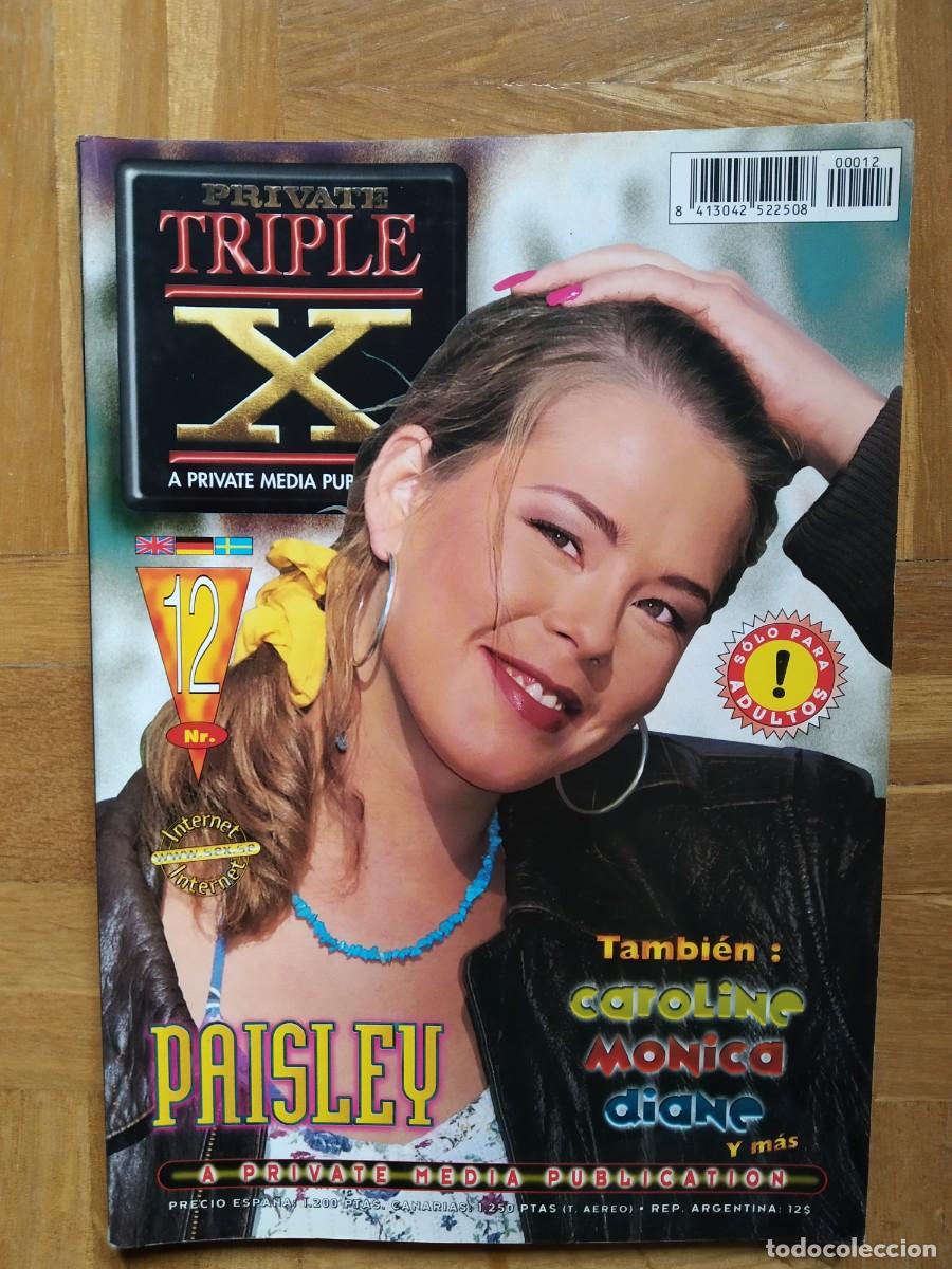 Coleccionismo de Revistas y Peri&oacute;dicos: REVISTA PRIVATE TRIPLE X N&ordm; 12 PAISLEY CAROLINE MONICA DIANE MONICA JULIA
