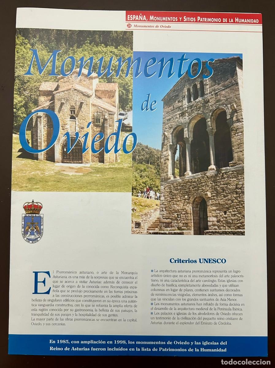 Collectionnisme de Revues et Journaux: MONUMENTOS DE OVIEDO #28 PATRIMONIO DE LA HUMANIDAD - SUPLEMENTO COLECCIONABLE DE EDITUR 2003