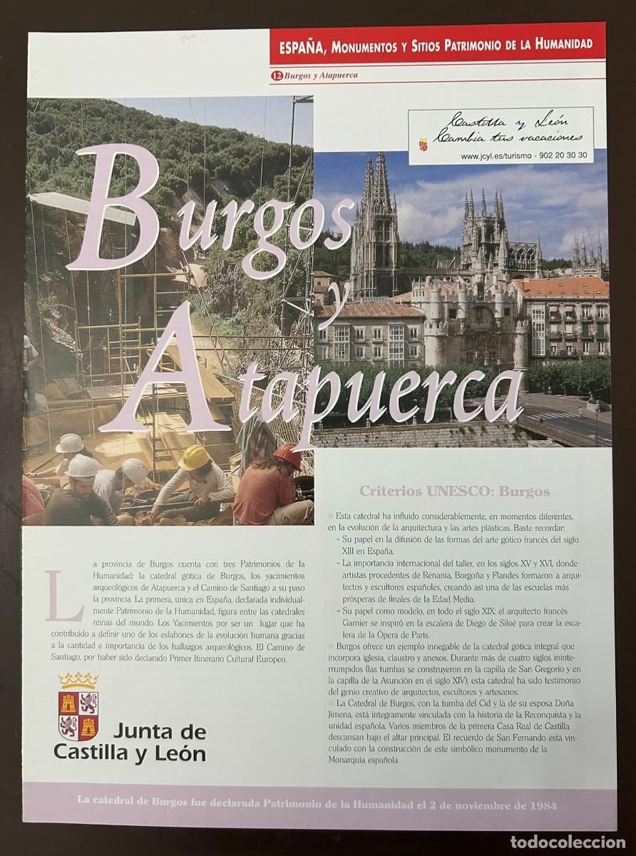 Collezionismo di Riviste e Giornali: BURGOS Y ATAPUERCA #12 PATRIMONIO DE LA HUMANIDAD - SUPLEMENTO COLECCIONABLE DE EDITUR 2002