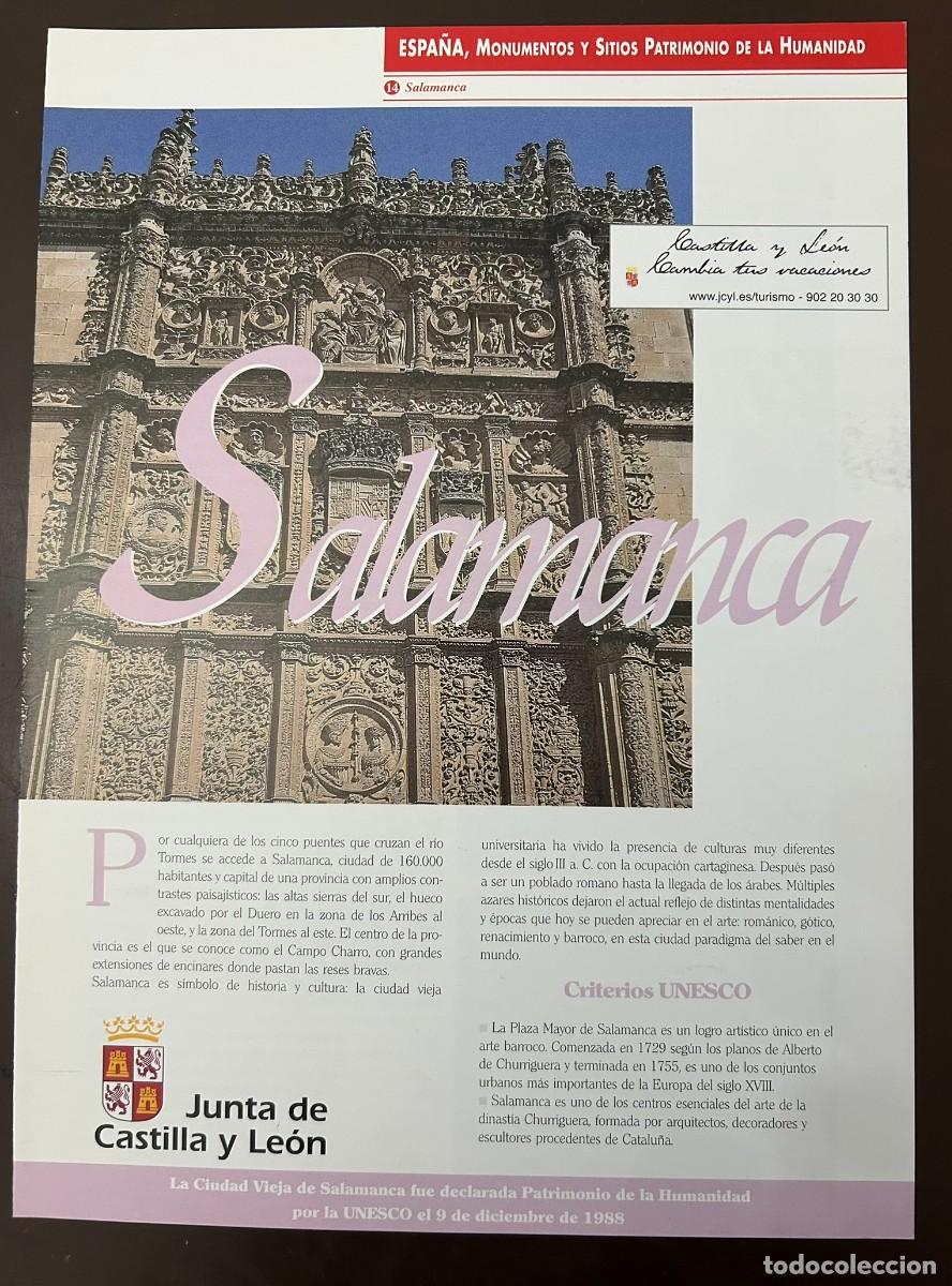 Collection Magazines and Newspapers: SALAMANCA #14 PATRIMONIO DE LA HUMANIDAD - SUPLEMENTO COLECCIONABLE DE EDITUR 2002