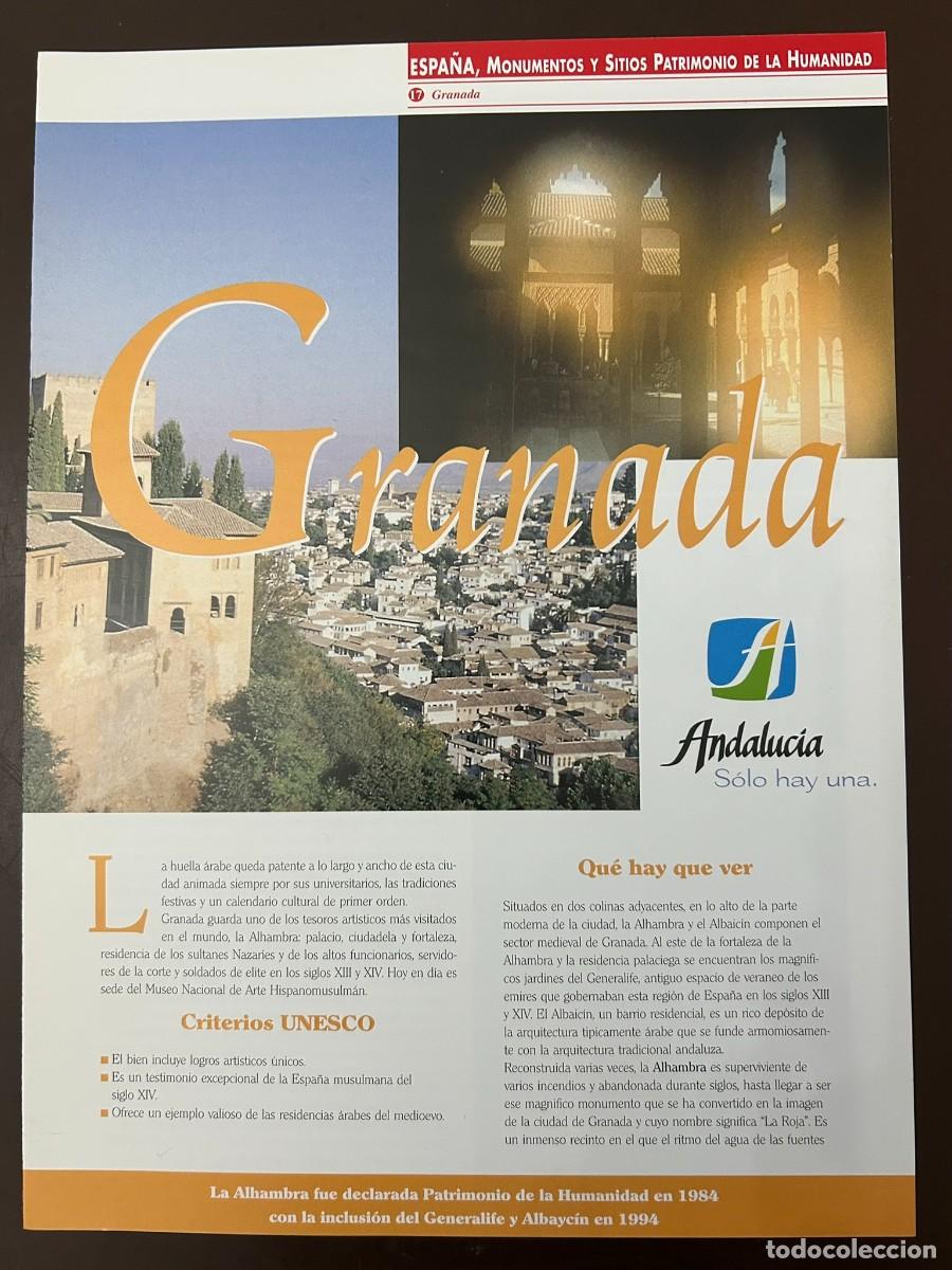 Collection Magazines and Newspapers: GRANADA ALHAMBRA #17 PATRIMONIO DE LA HUMANIDAD - SUPLEMENTO COLECCIONABLE DE EDITUR 2002