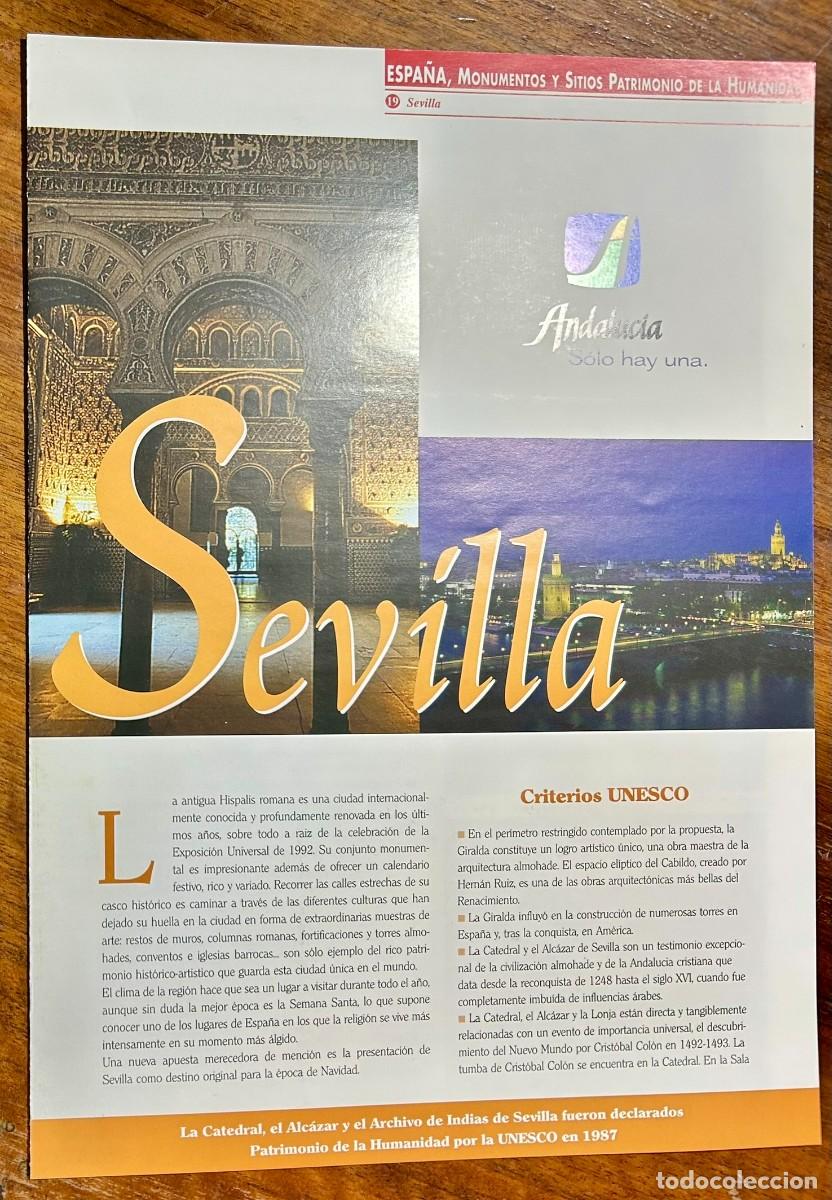Collection Magazines and Newspapers: SEVILLA #19 PATRIMONIO DE LA HUMANIDAD - SUPLEMENTO COLECCIONABLE DE EDITUR 2002