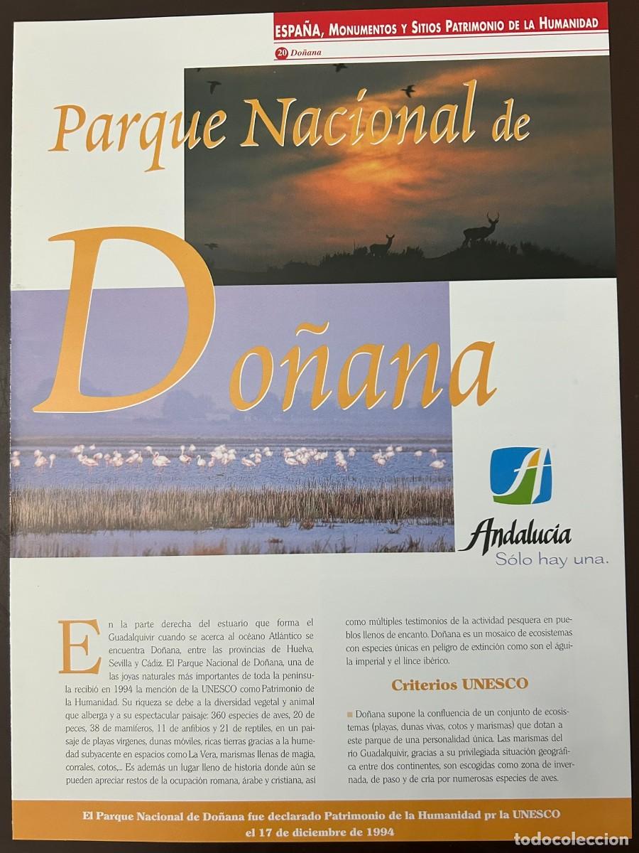 Collection Magazines and Newspapers: PARQUE NATURAL DE DO&Ntilde;ANA #20 PATRIMONIO DE LA HUMANIDAD - SUPLEMENTO COLECCIONABLE DE EDITUR 2002