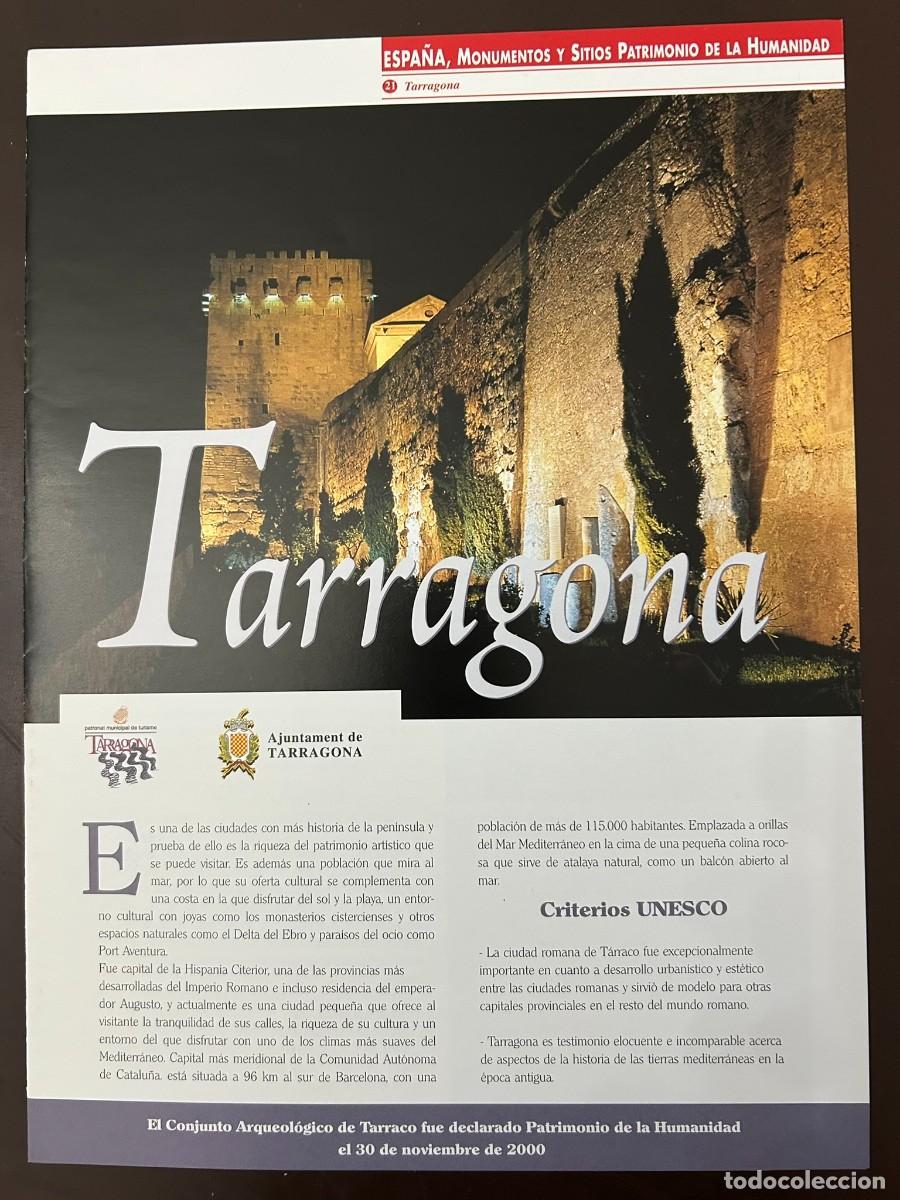 Collection Magazines and Newspapers: TARRAGONA #21 PATRIMONIO DE LA HUMANIDAD - SUPLEMENTO COLECCIONABLE DE EDITUR 2002