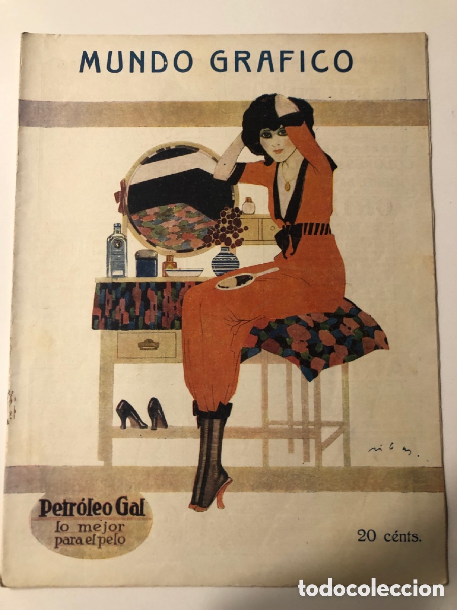 Coleccionismo de Revistas y Peri&oacute;dicos: Revista mundo gr&aacute;fico 1917 Elvira de Hidalgo joaquin dicenta tenor anselmi la goya isabel Garc&eacute;s