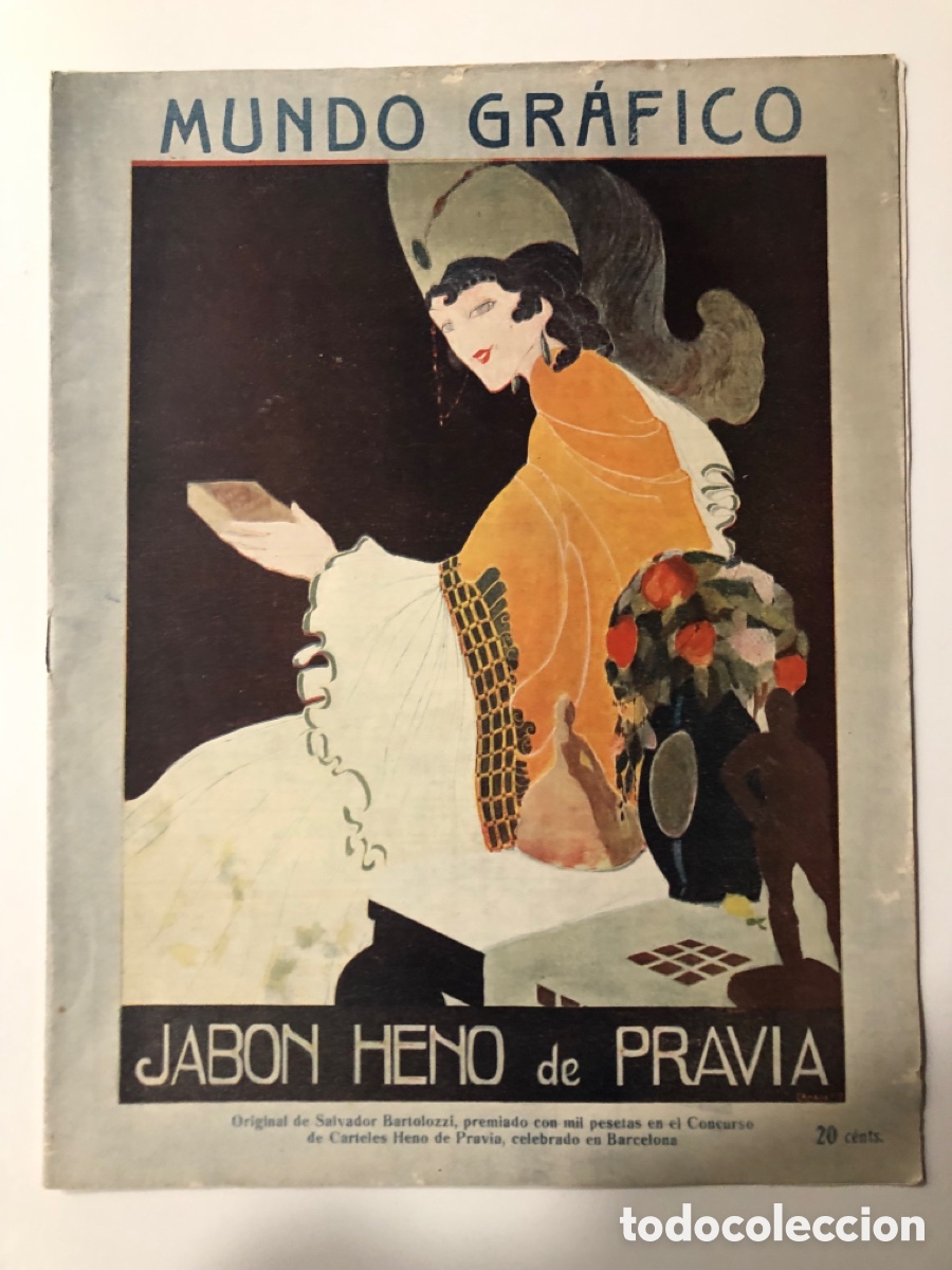 Coleccionismo de Revistas y Peri&oacute;dicos: Revista mundo gr&aacute;fico 1916 fiesta de la flor el abanico de la pompadour fiesta San Crist&oacute;bal