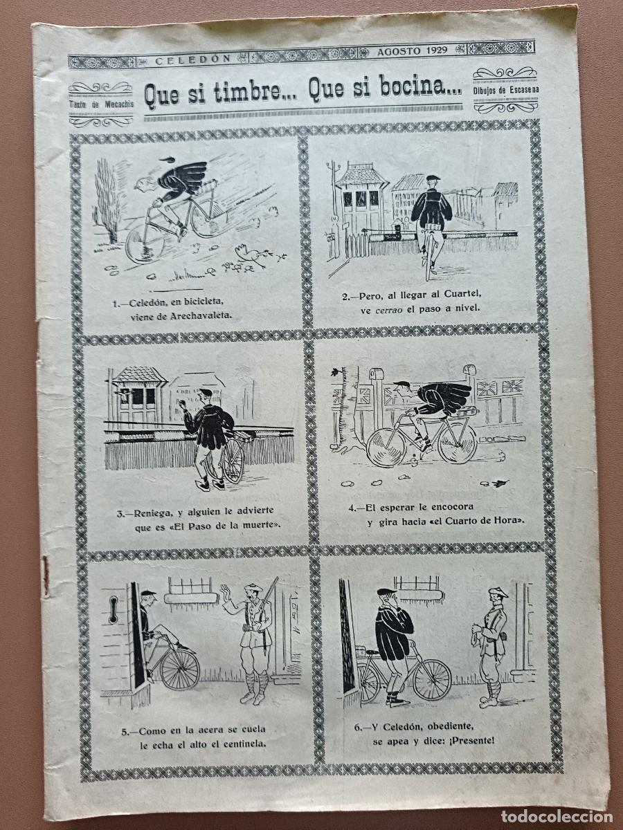 Sammeln von Zeitschriften und Zeitungen: CELED&Oacute;N - 1929 - VITORIA