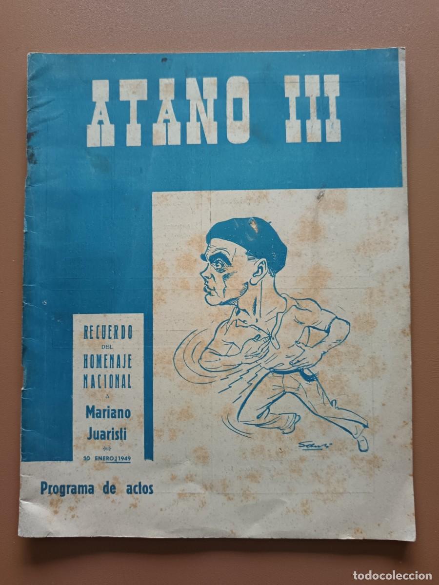 Sammeln von Zeitschriften und Zeitungen: ATANO III - 1949 PROGRAMA DE ACTOS DE HOMENAJE