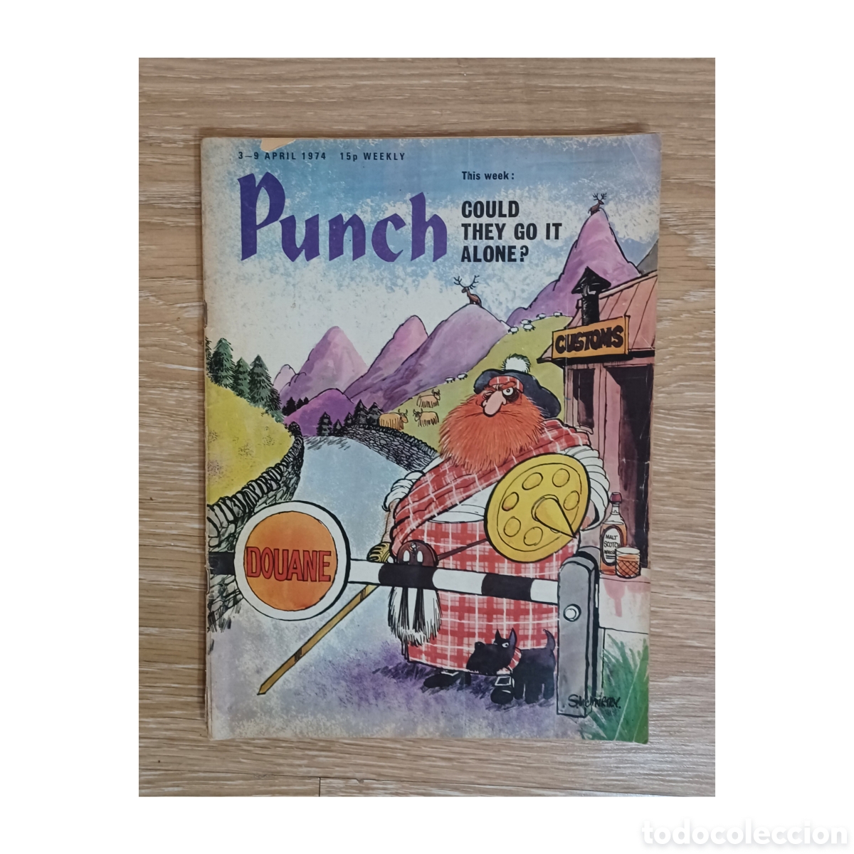 Collectionnisme de Revues et Journaux: Revista sat&iacute;rica Punch 1974