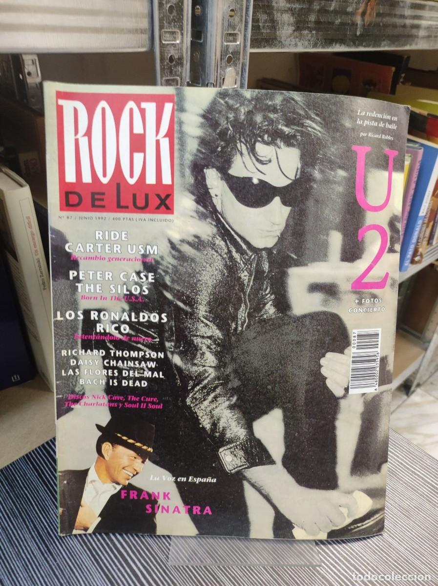 Colecionismo de Revistas e Jornais: Rockdelux N&ordm; 87 Junio 1992 U2 Frank Sinatra, Ride, Los Ronaldos
