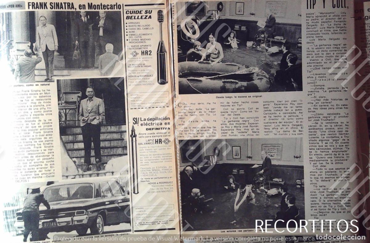 Coleccionismo de Revistas y Peri&oacute;dicos: FRANK SINATRA EN MONTECARLO
