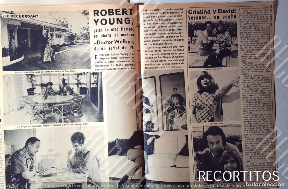Sammeln von Zeitschriften und Zeitungen: ROBERT YOUNG CRISTINA Y LOS STOP