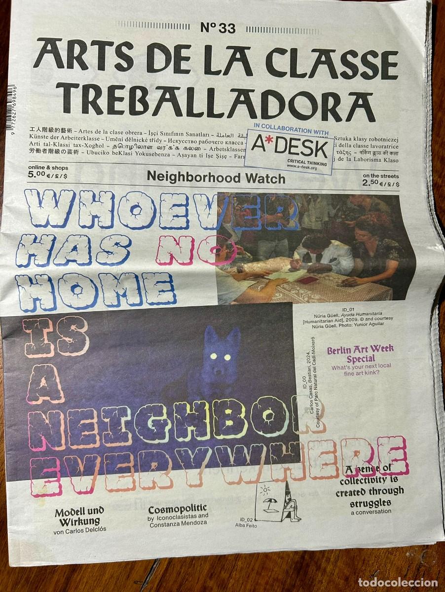 Collection Magazines and Newspapers: ARTS DE LA CLASSE TREBALLADORA - ARTES DE LA CLASE OBRERA #33 NEIGHBORHOOD WATCH - 2024 - A*DESK