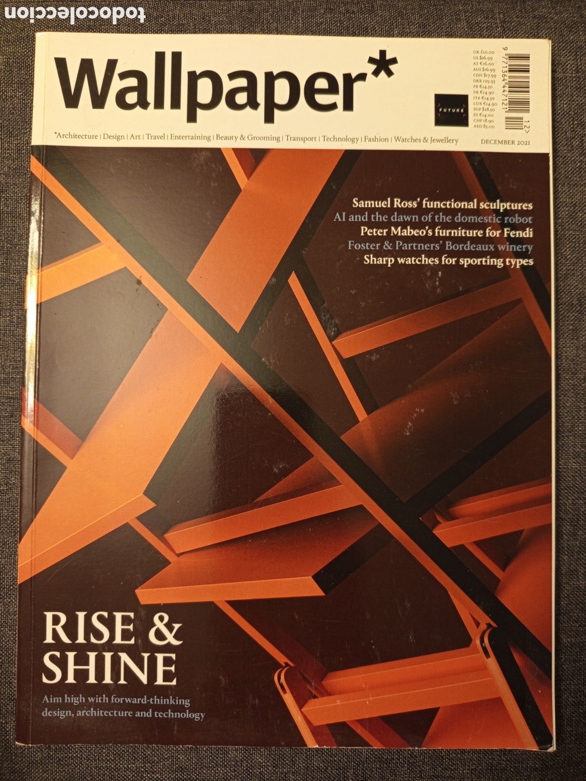 Collection Magazines and Newspapers: REVISTA WALLPAPER DECEMBER 2021 (AI AND THE DAWN OF THE DOMESTIC ROBOT)