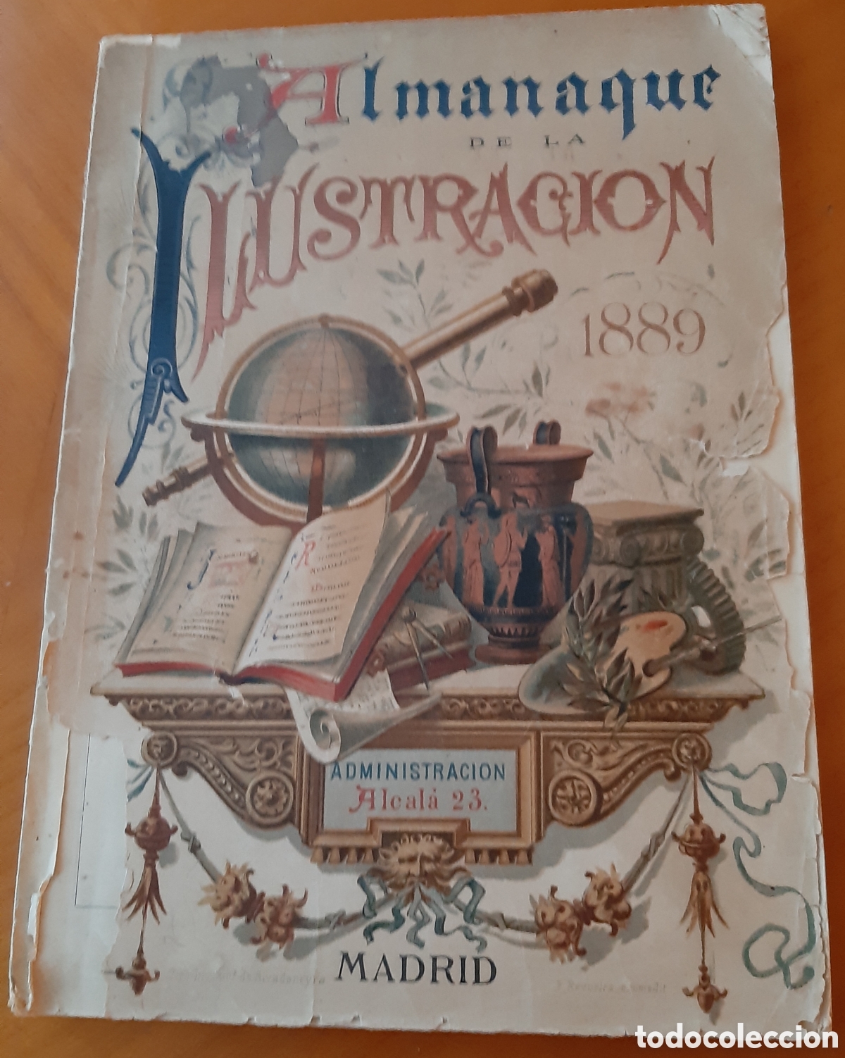 Collection Magazines and Newspapers: Almanaque de la Ilustraci&oacute;n. A&ntilde;o 1889. Original y muy raro.