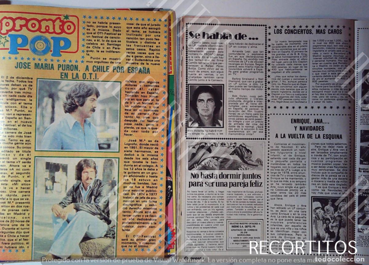 Coleccionismo de Revistas y Peri&oacute;dicos: JOSE MARIA PURON CAMILO SESTO ENRIQUE Y ANA